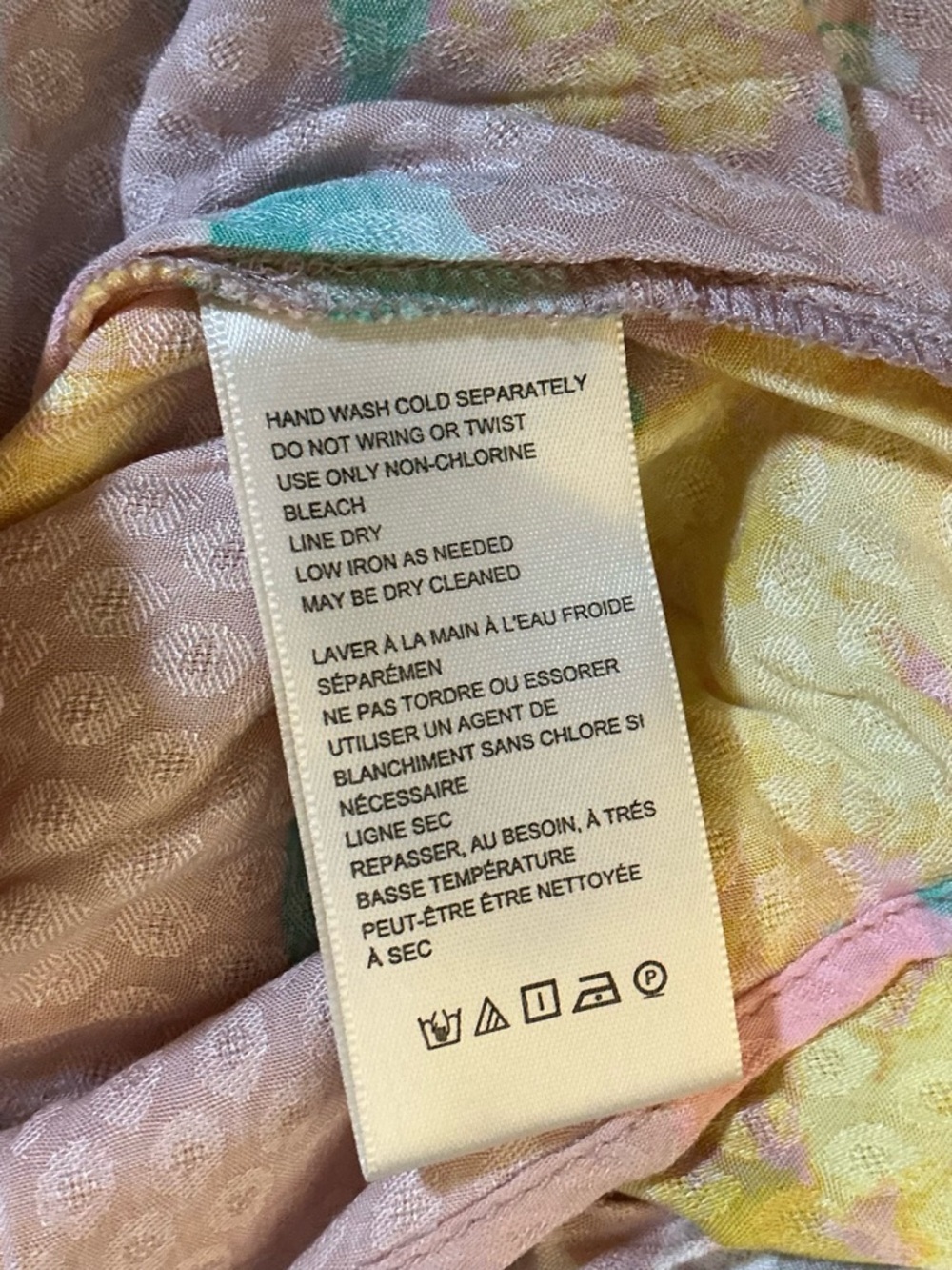 NWT Free People Pastel Floral Maxi Dress - Picture 4 of 5